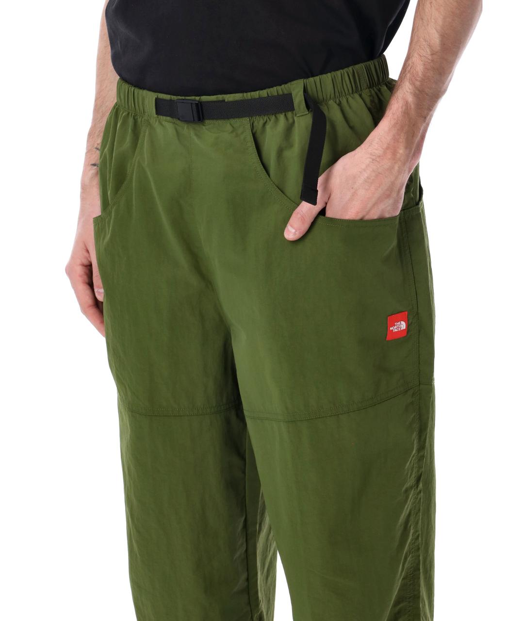 THE NORTH FACE Зеленые синтетические повседневные брюки, фото 3