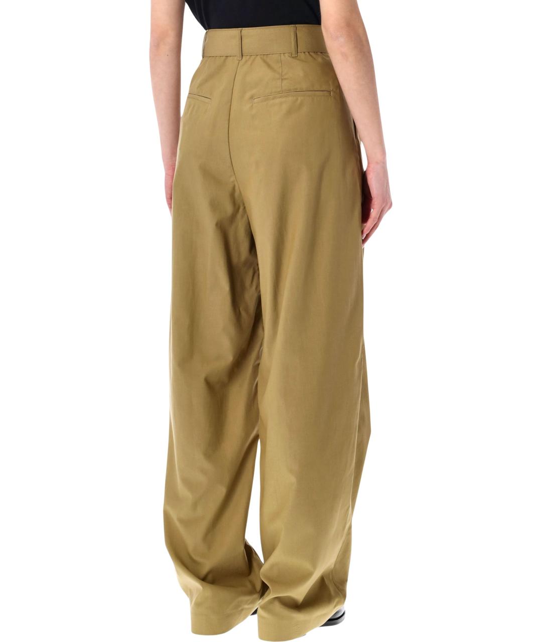 SOEUR Бежевые прямые брюки, фото 2