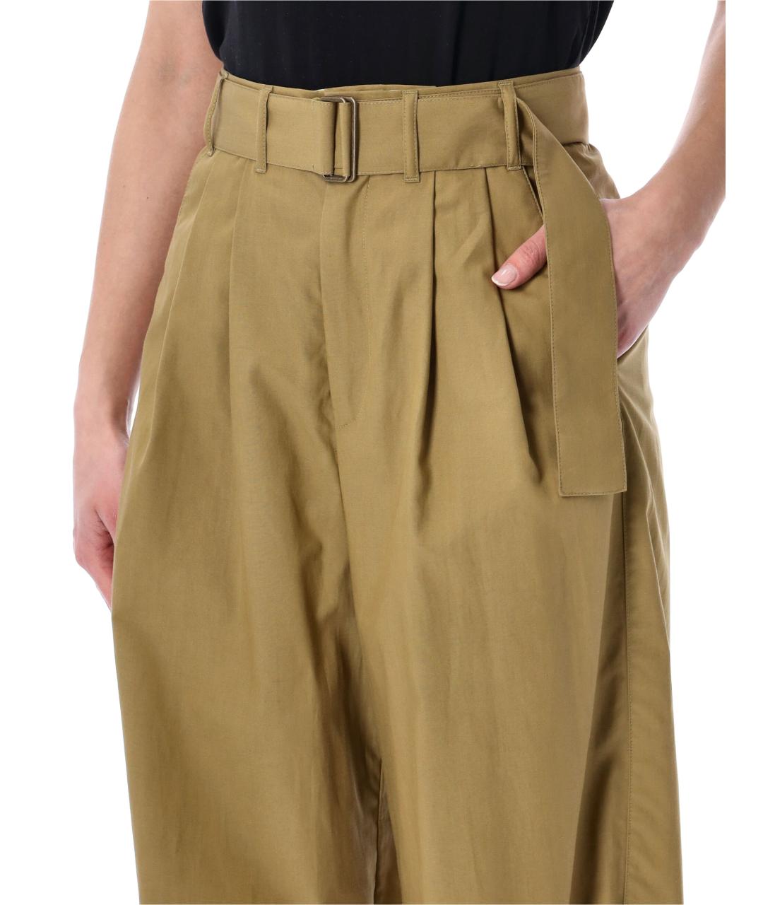 SOEUR Бежевые прямые брюки, фото 3