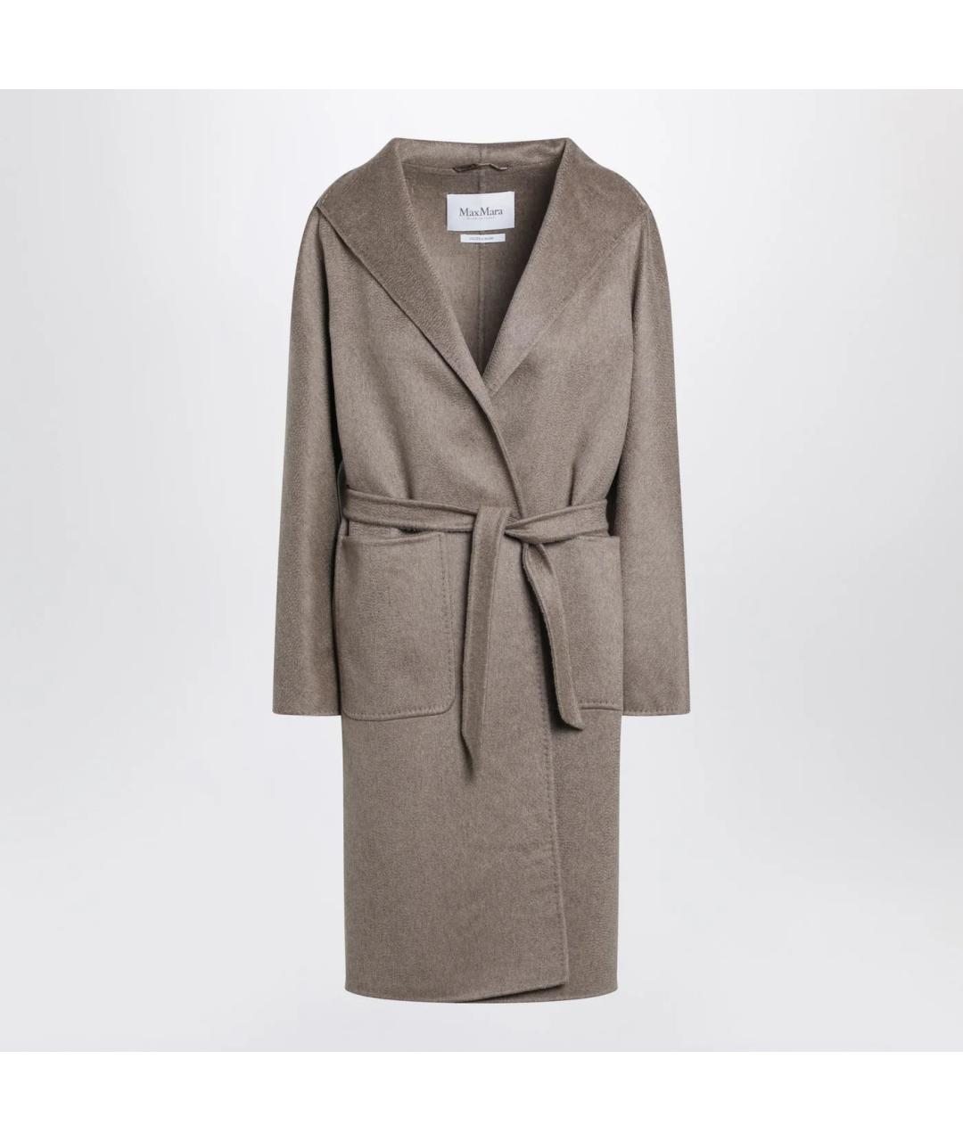 MAX MARA Коричневое кашемировое пальто, фото 3