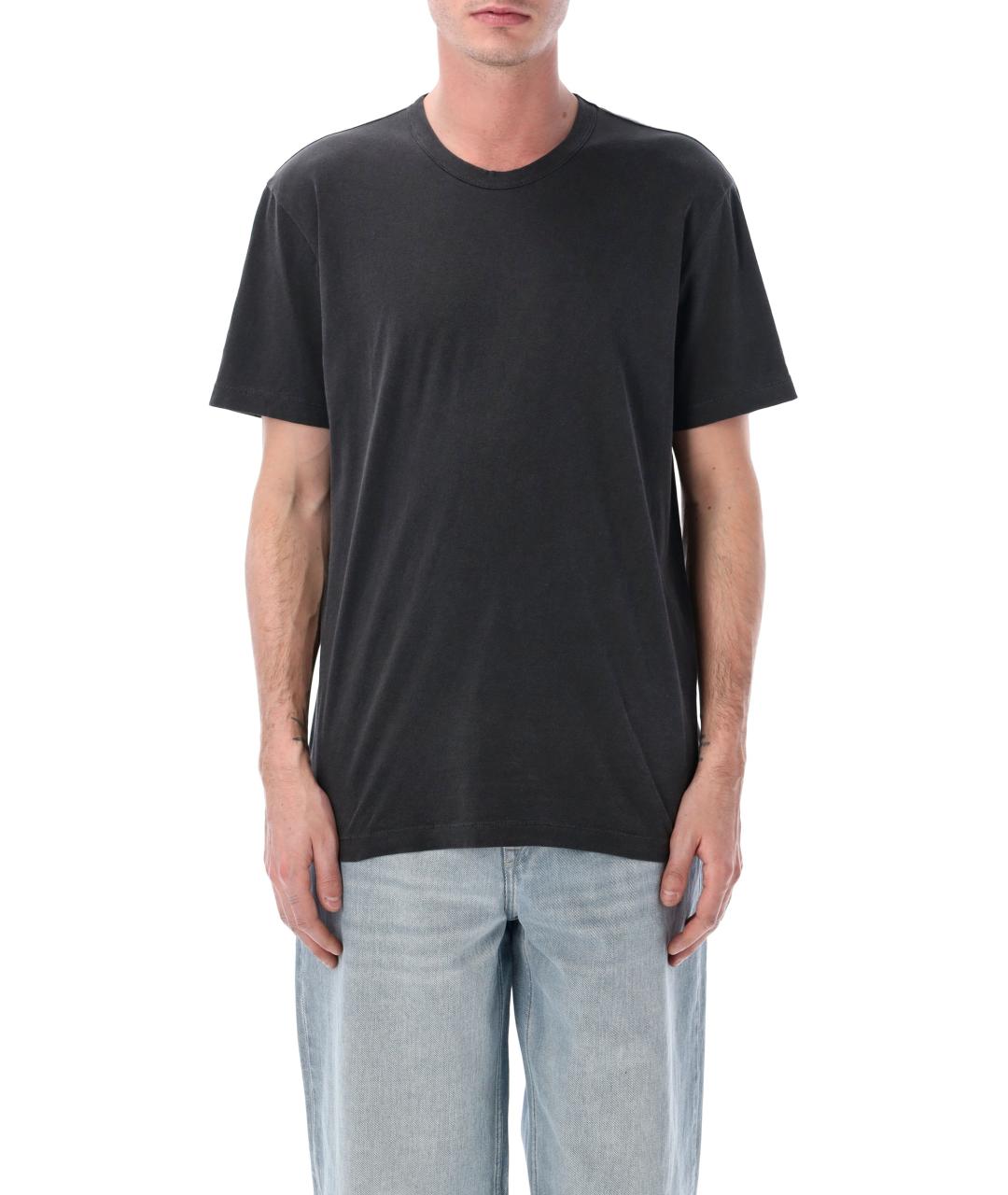 JAMES PERSE Серая хлопковая футболка, фото 1