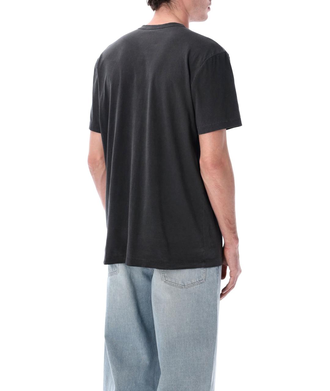 JAMES PERSE Серая хлопковая футболка, фото 2