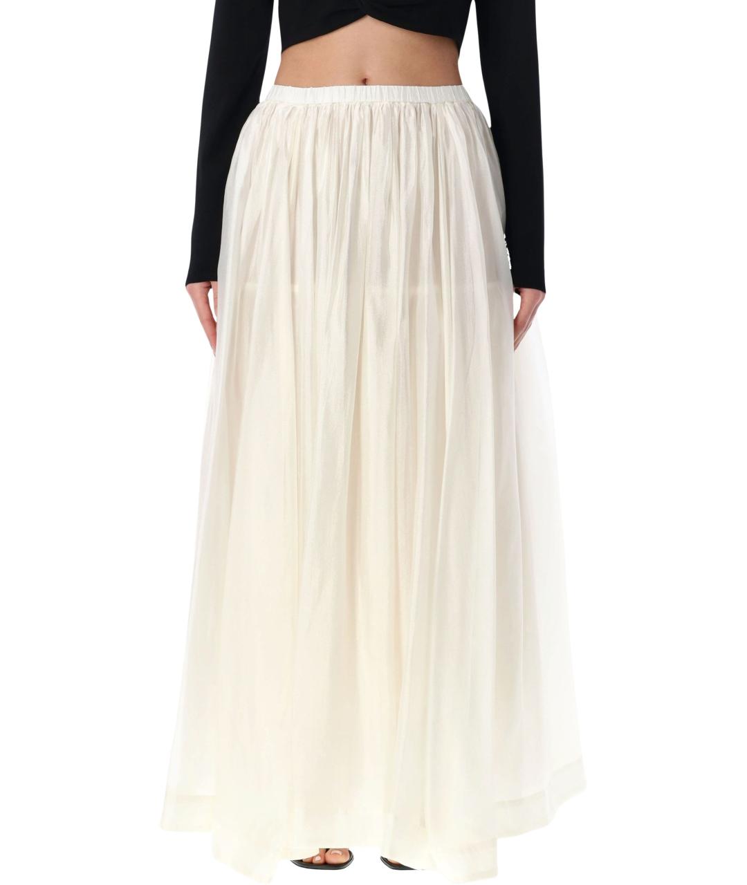 THE GARMENT Белая вискозная юбка миди, фото 1