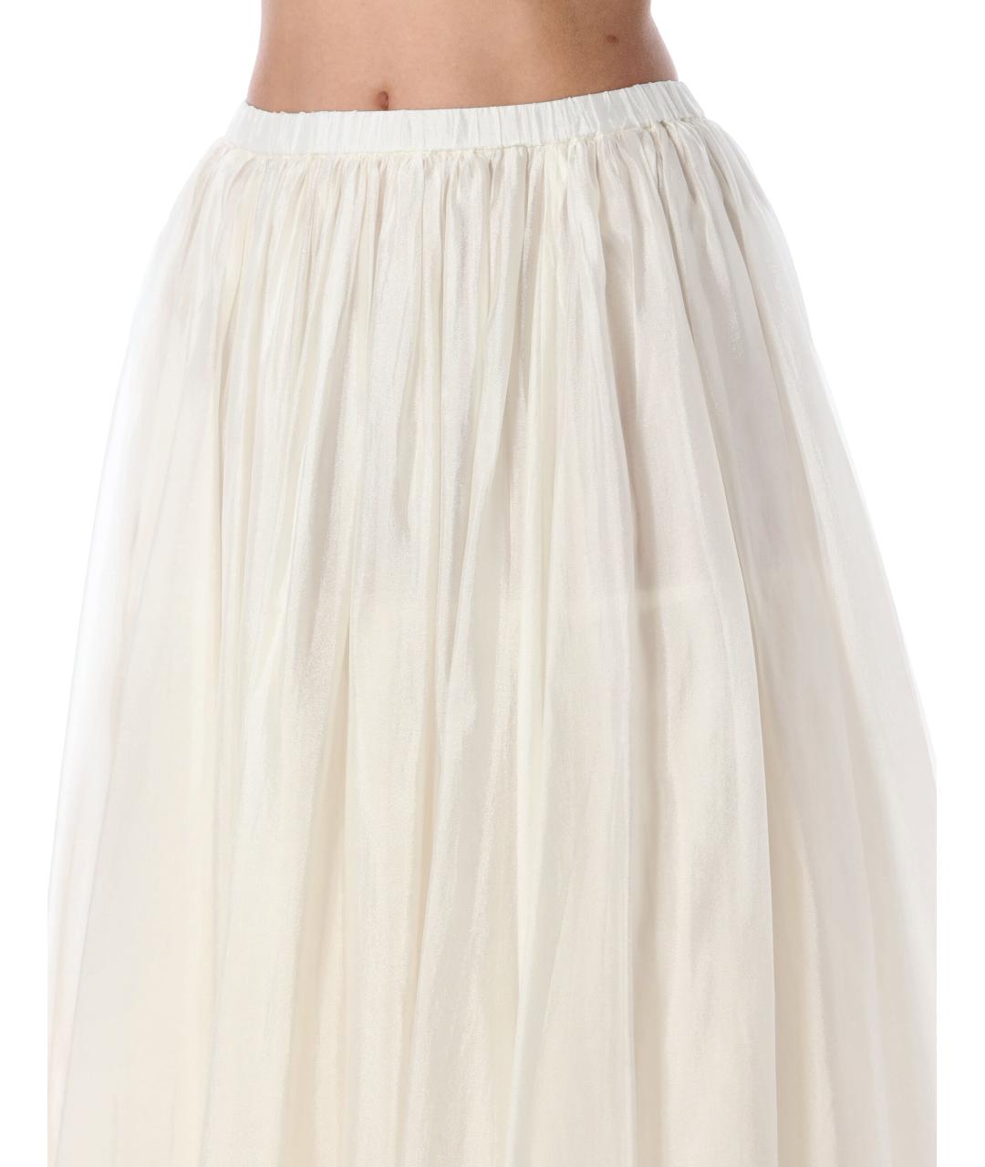 THE GARMENT Белая вискозная юбка миди, фото 3
