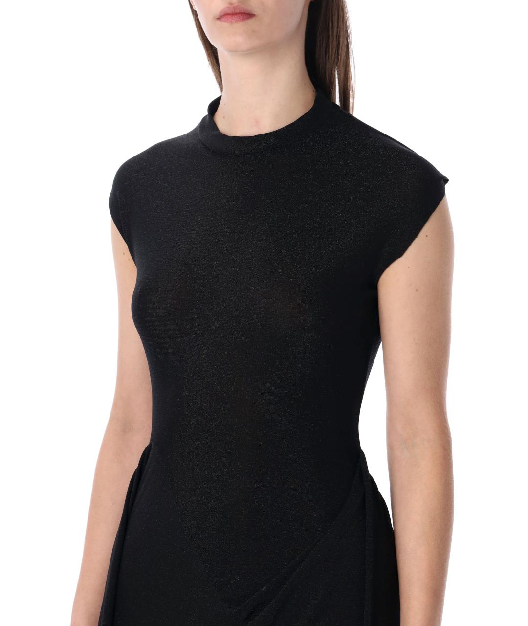 OTTOLINGER Черное полиамидовое вечернее платье, фото 3