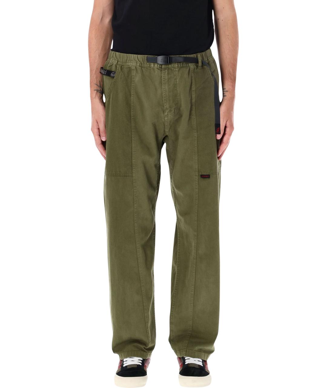 GRAMICCI Зеленые хлопковые повседневные брюки, фото 1