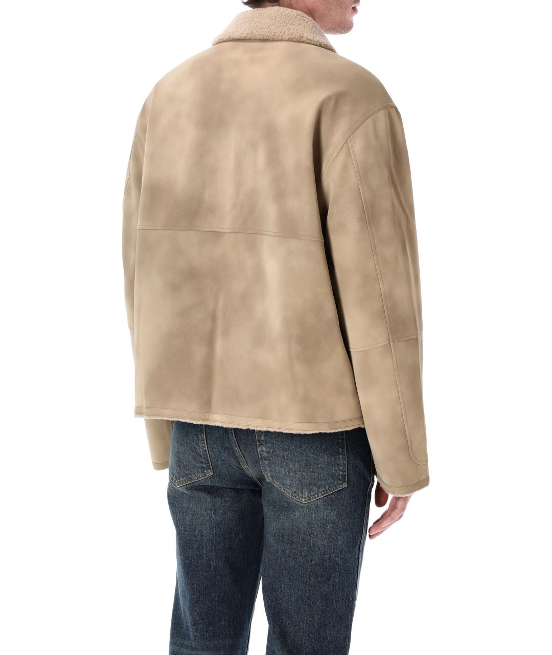 REPRESENT Бежевая полиэстеровая куртка, фото 2