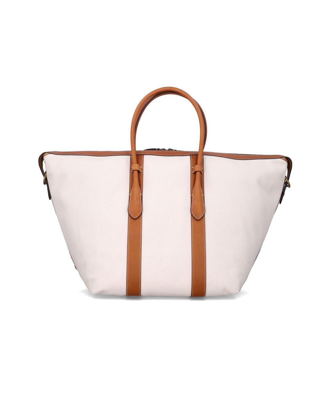 POLO RALPH LAUREN Бежевая сумка тоут, фото 3