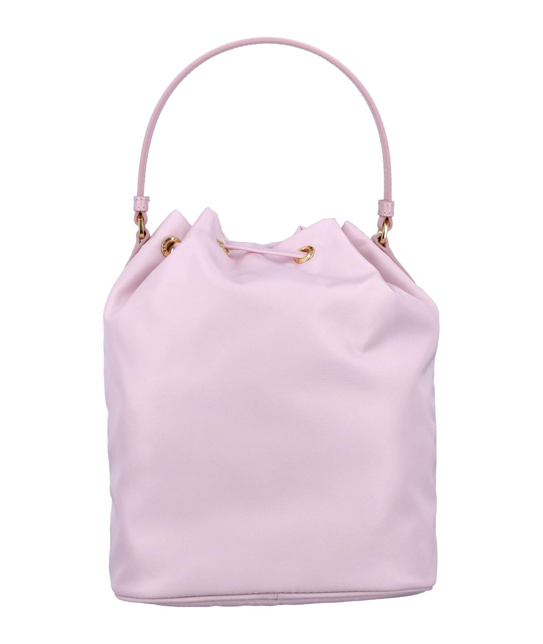 PRADA Розовая синтетическая сумка через плечо, фото 4