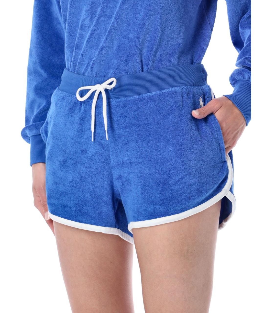POLO RALPH LAUREN Синие хлопковые шорты, фото 3