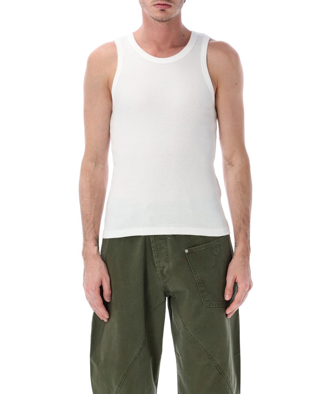 J.W.ANDERSON Белая хлопковая майка, фото 1