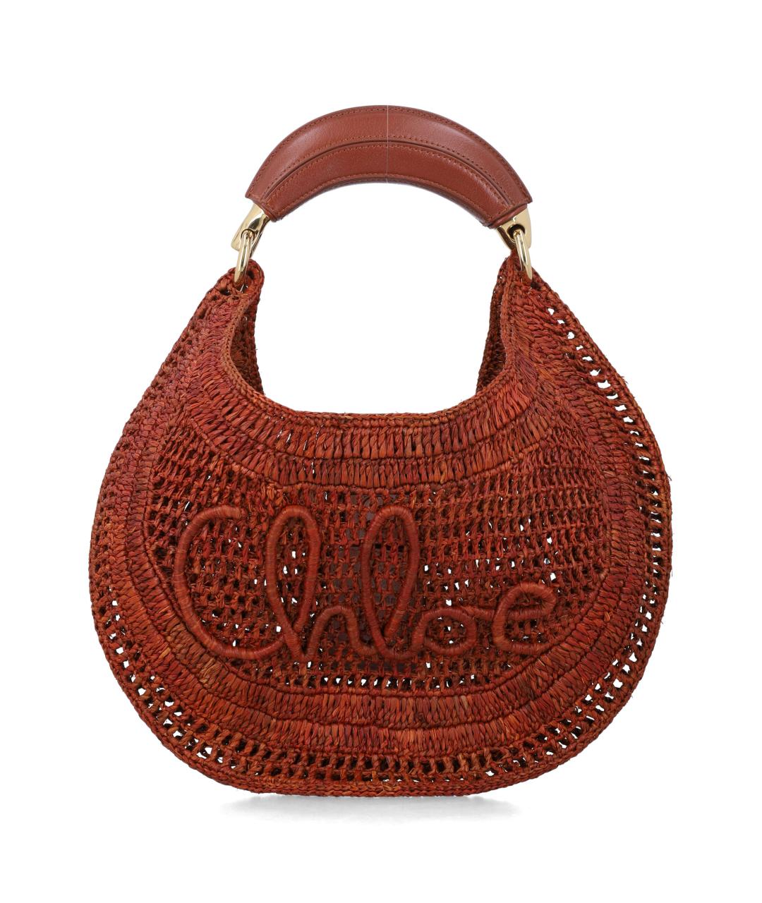 CHLOE Коричневая сумка с короткими ручками, фото 1