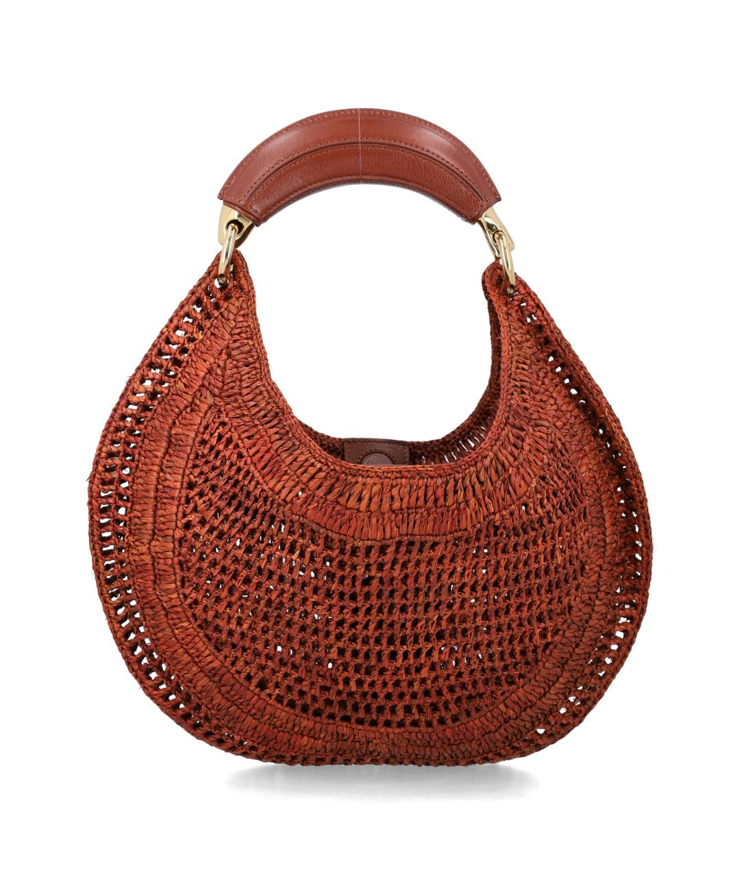 CHLOE Коричневая сумка с короткими ручками, фото 3