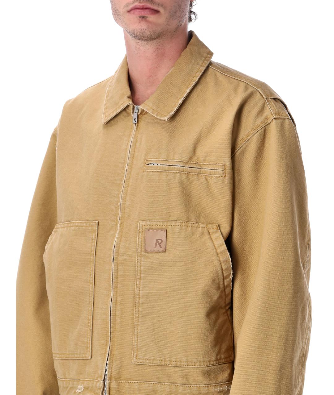 REPRESENT Бежевая хлопковая куртка, фото 3