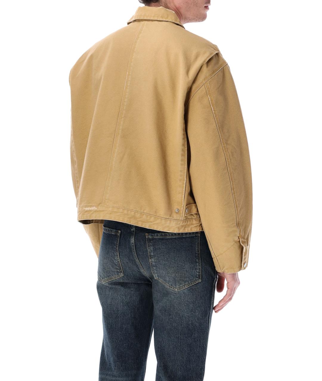 REPRESENT Бежевая хлопковая куртка, фото 2