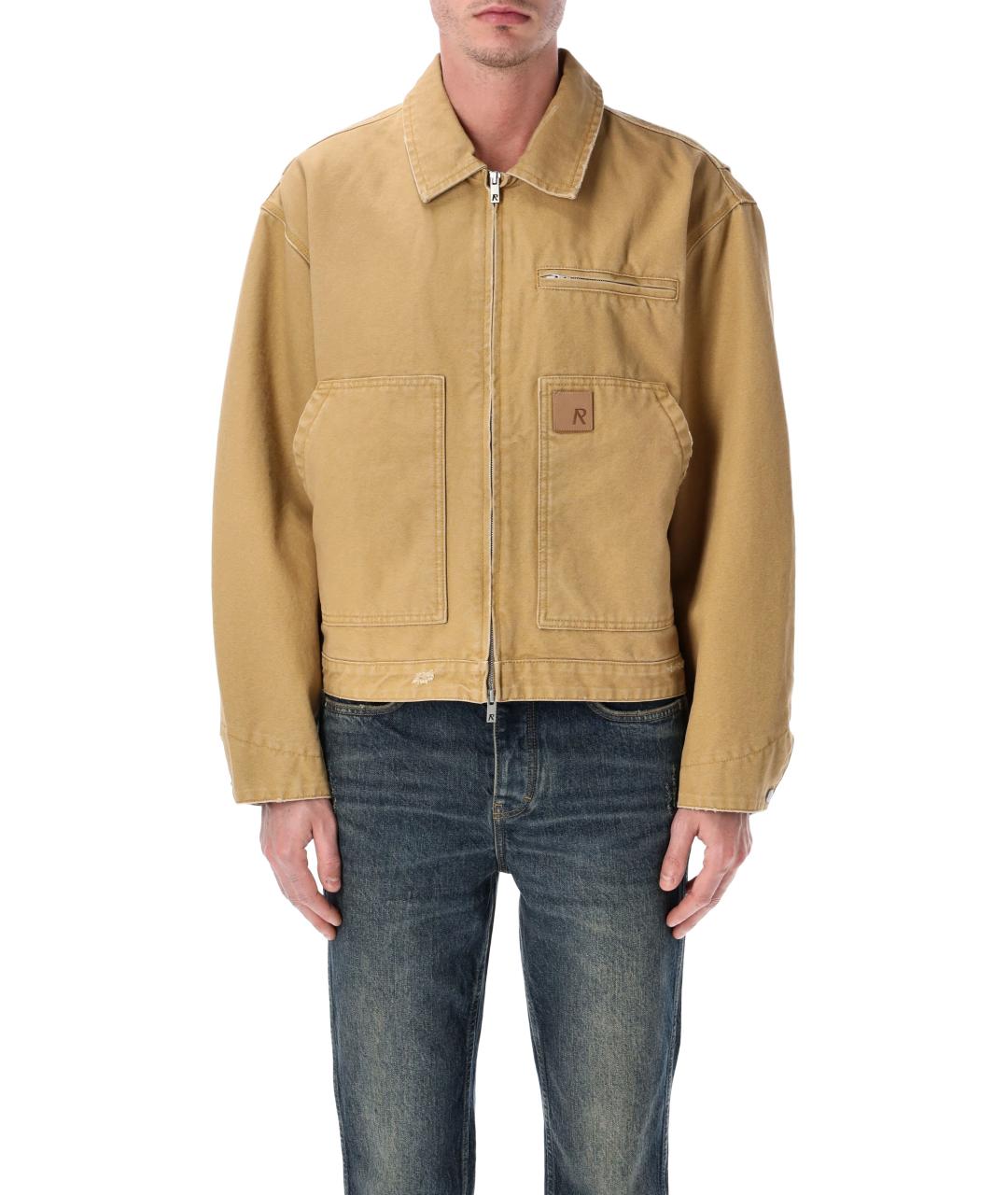 REPRESENT Бежевая хлопковая куртка, фото 1