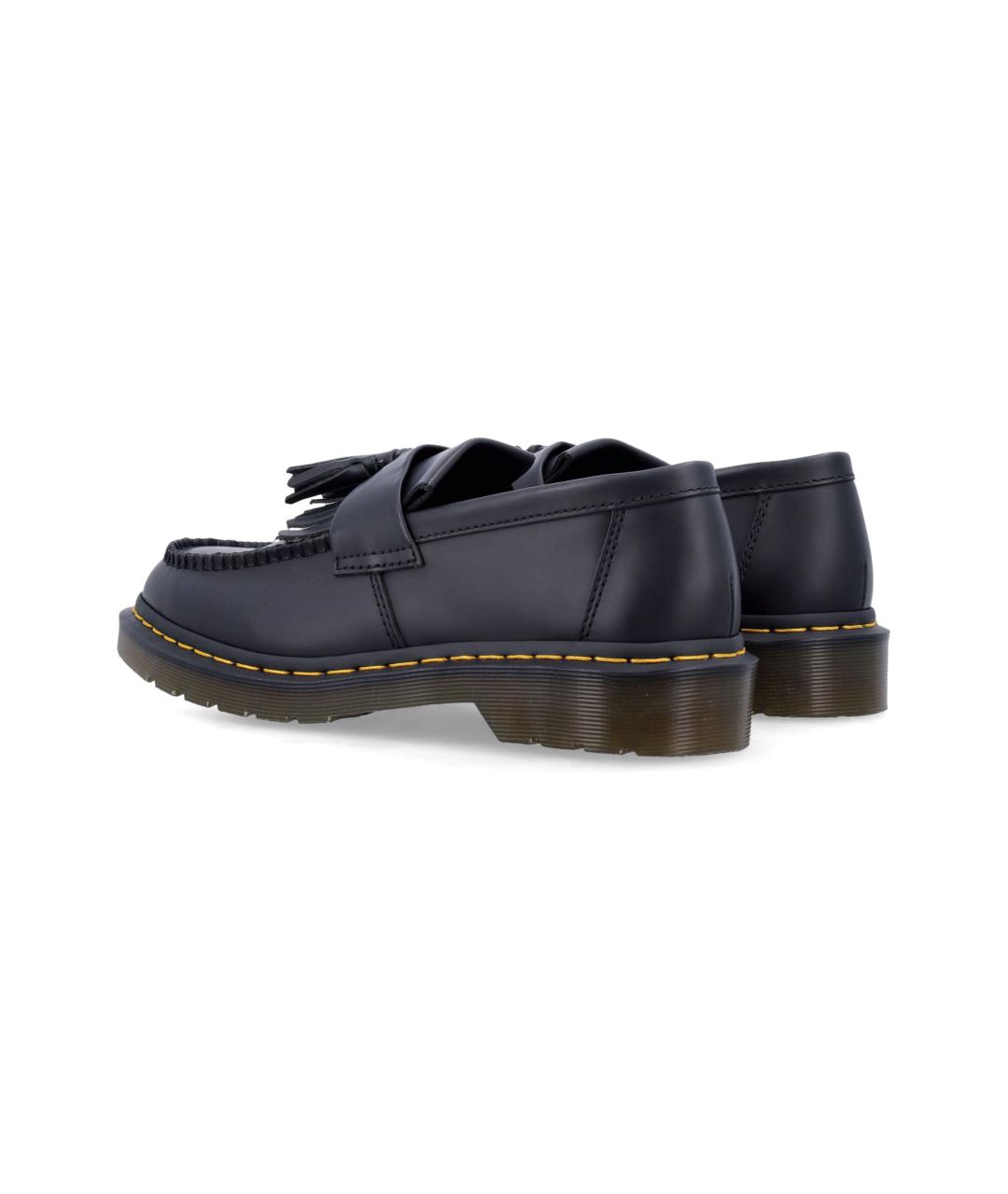 DR. MARTENS Черные кожаные низкие ботинки, фото 4