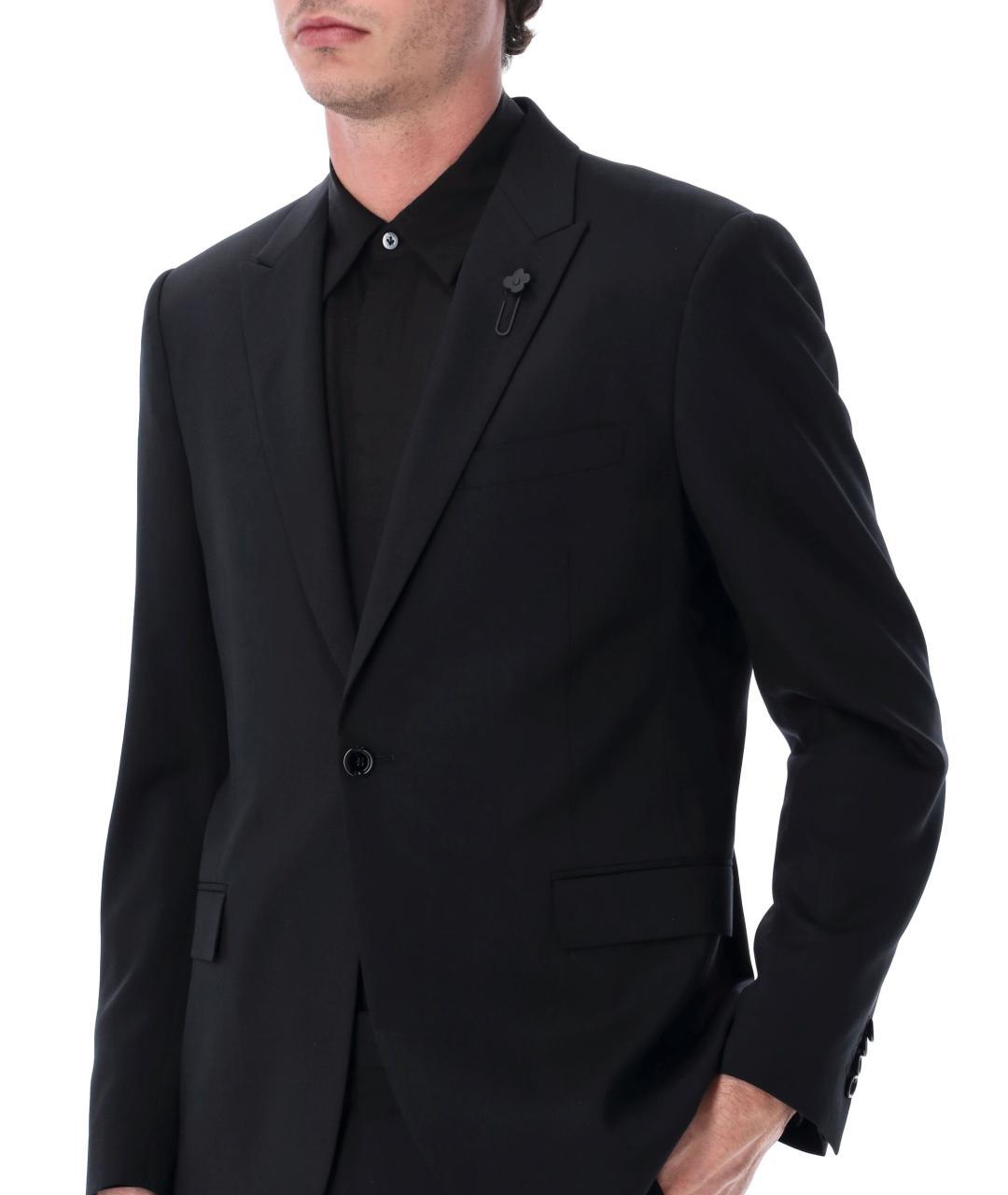 LARDINI Черный классический костюм, фото 3