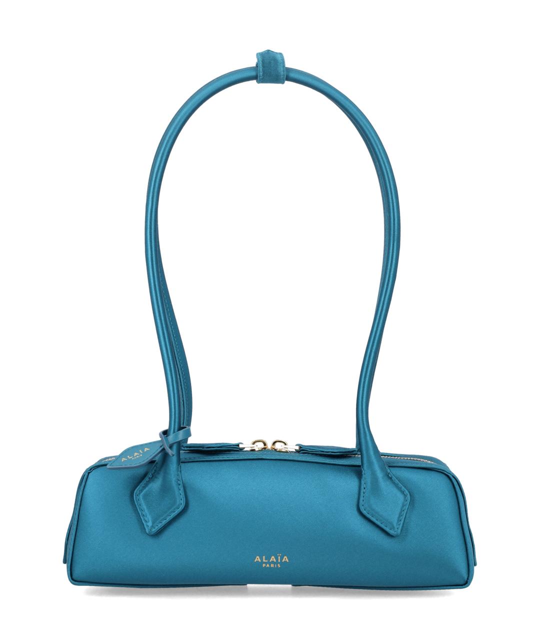 ALAIA Зеленая шелковая сумка через плечо, фото 1