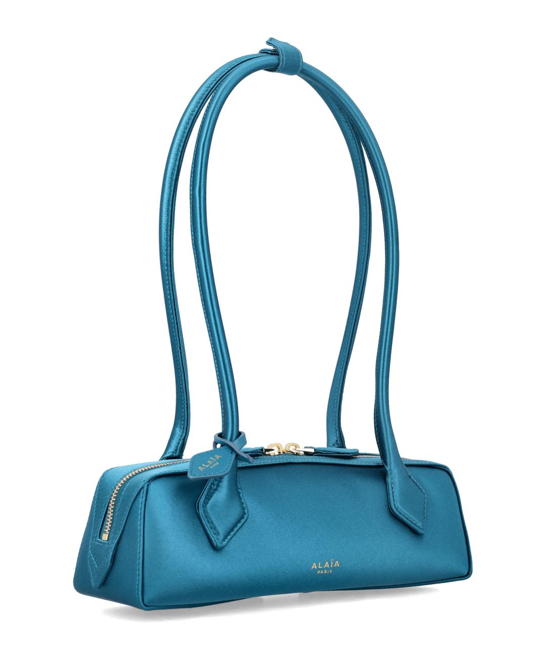 ALAIA Зеленая шелковая сумка через плечо, фото 2