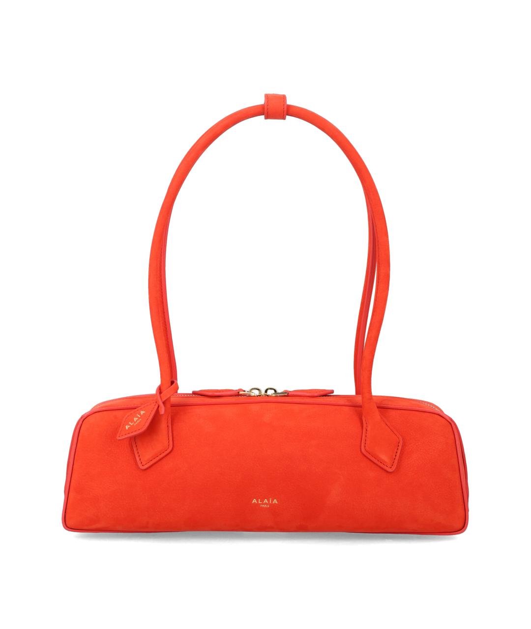 ALAIA Оранжевая кожаная сумка через плечо, фото 1