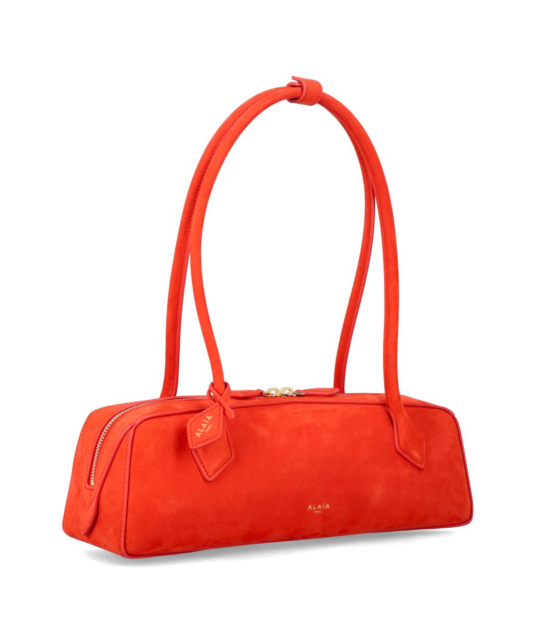 ALAIA Оранжевая кожаная сумка через плечо, фото 2