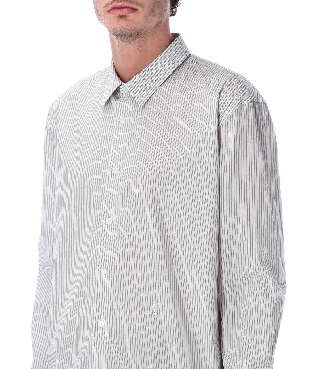 SAINT LAURENT Хлопковая классическая рубашка, фото 3