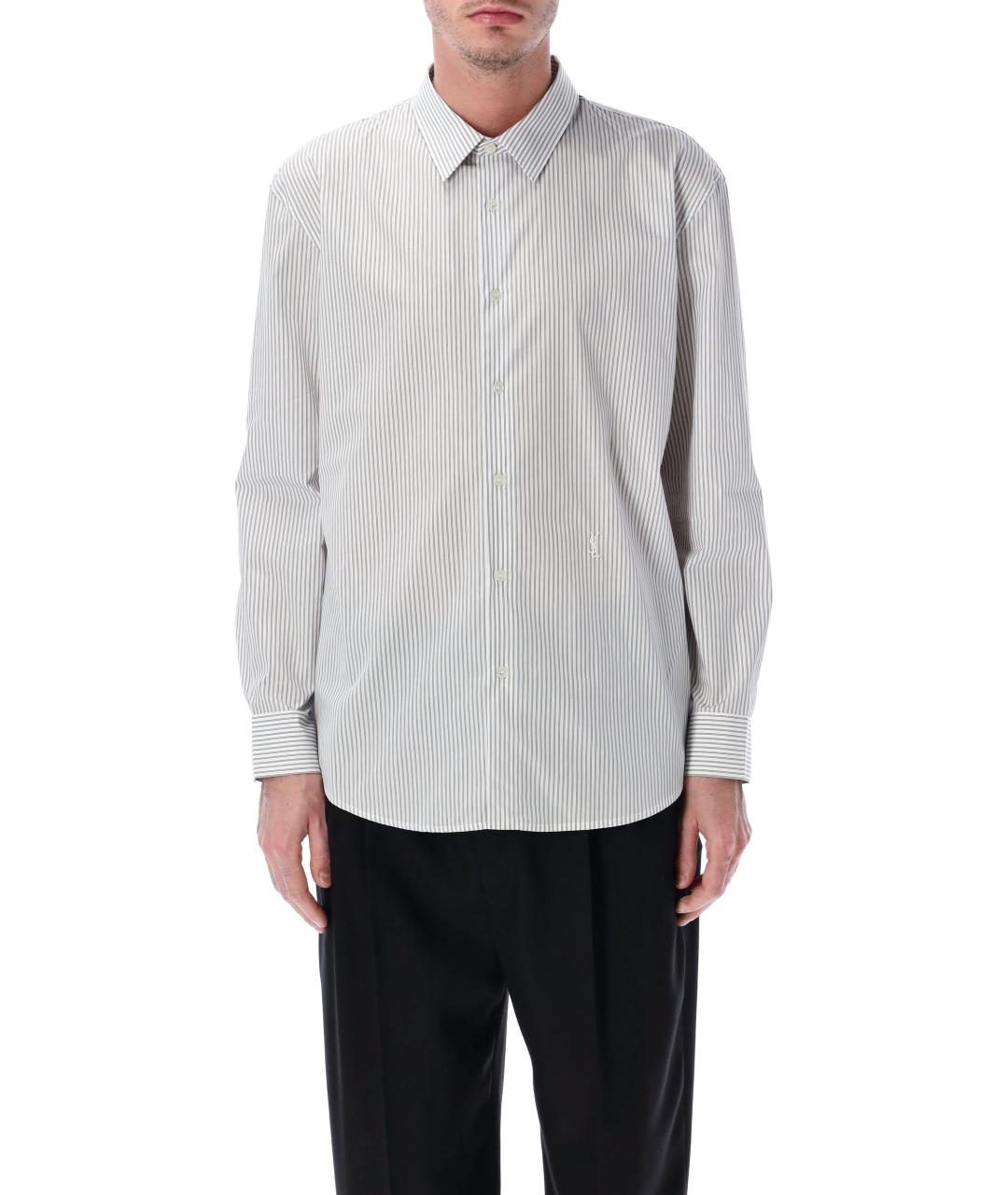 SAINT LAURENT Хлопковая классическая рубашка, фото 1