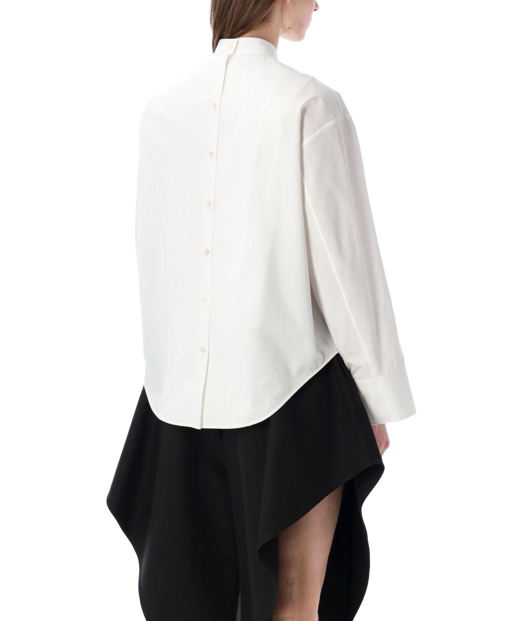ALAIA Белая хлопковая рубашка, фото 2