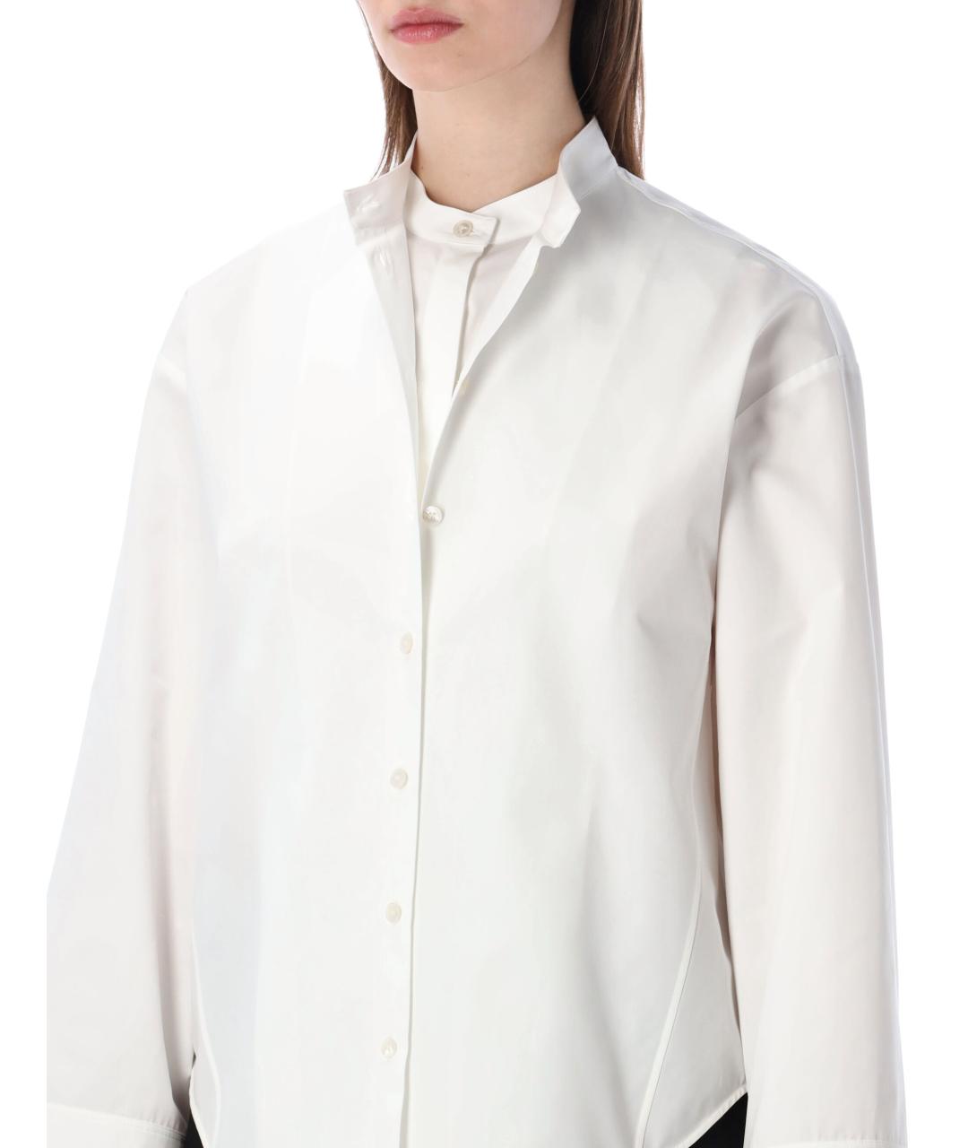 ALAIA Белая хлопковая рубашка, фото 3
