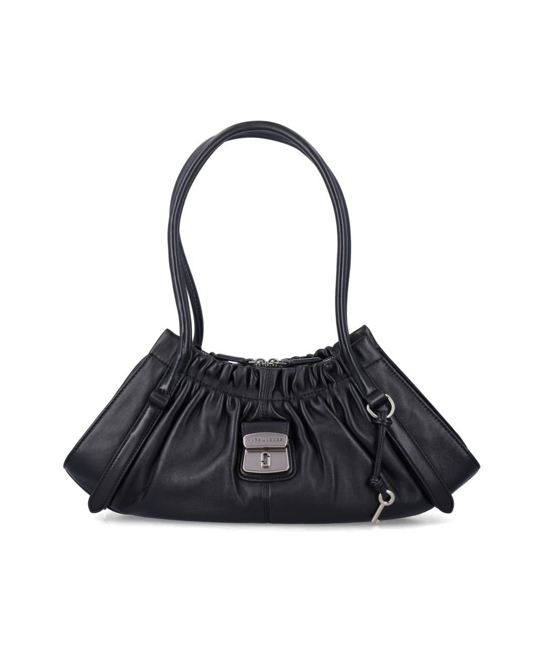 MARC JACOBS Черная кожаная сумка через плечо, фото 1