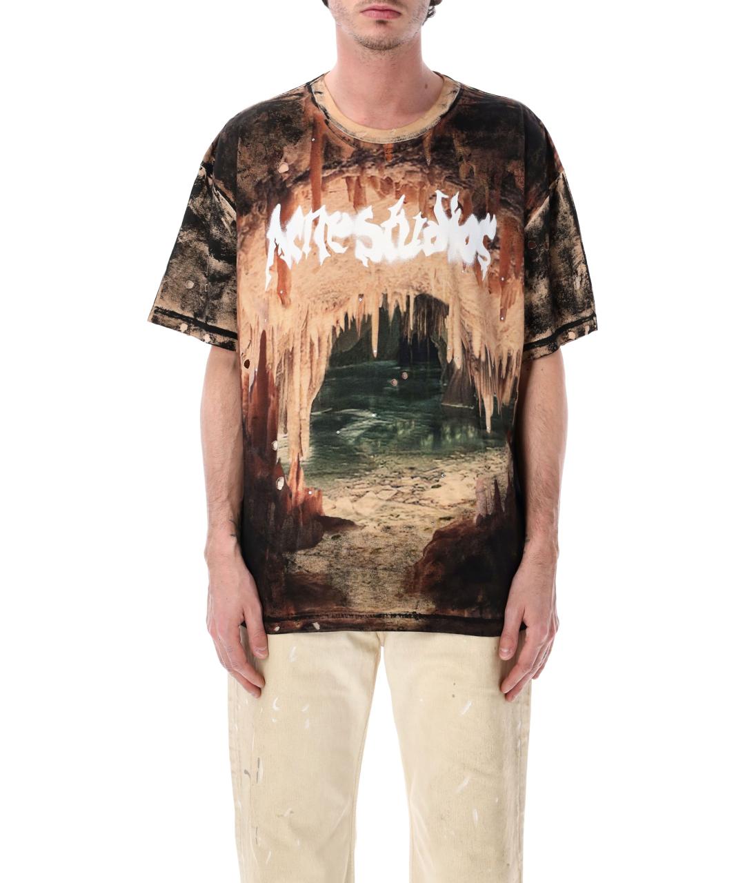 ACNE STUDIOS Мульти хлопковая футболка, фото 1