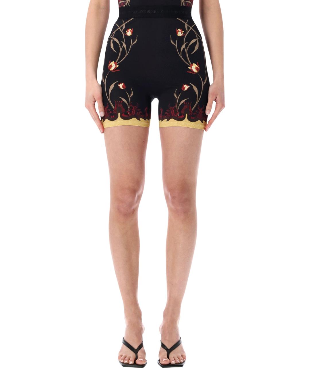 MARINE SERRE Мульти полиамидовые шорты, фото 1