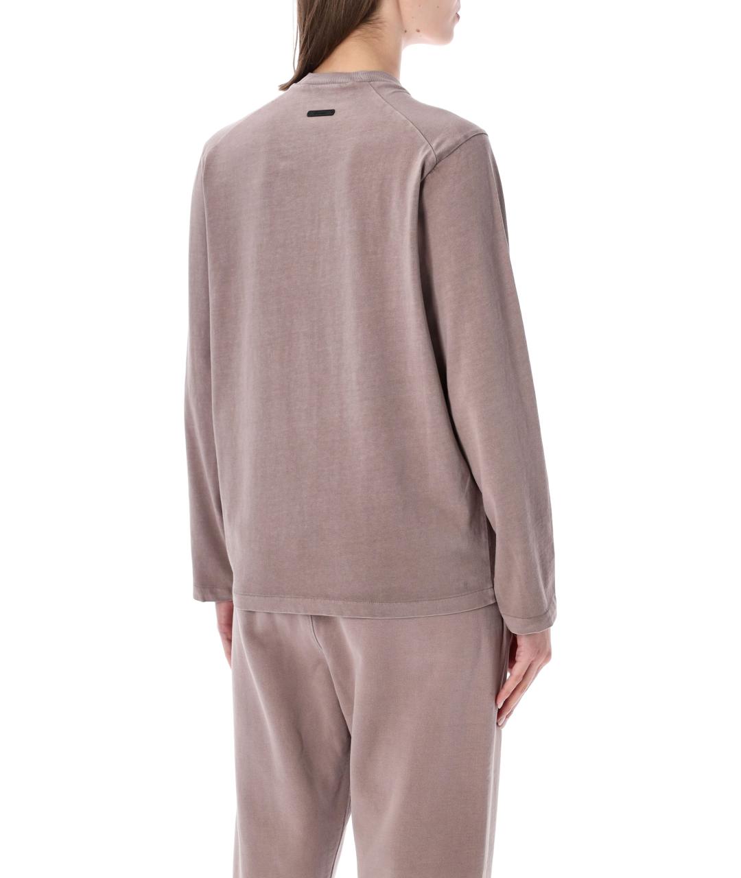 FEAR OF GOD ESSENTIALS Фиолетовая хлопковая футболка, фото 2