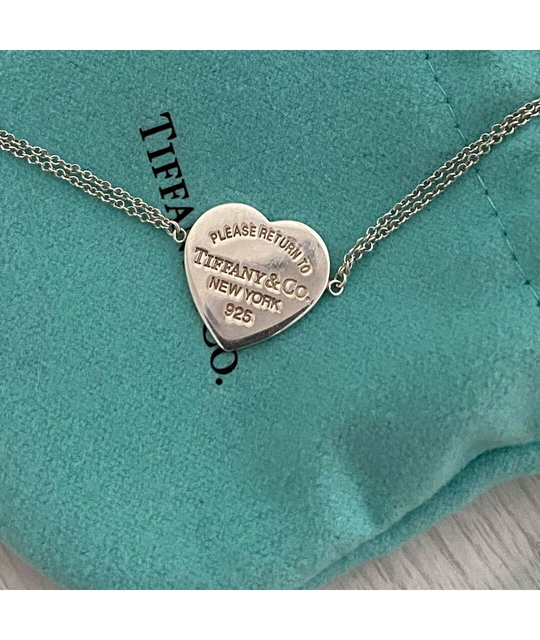 TIFFANY&CO Серебрянный серебряный браслет, фото 3