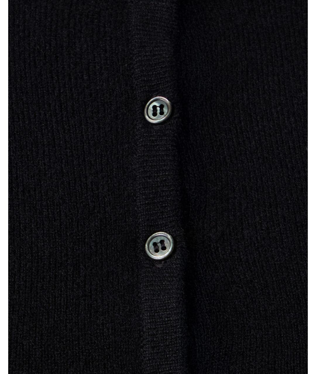 PERVERT Черный кашемировый кардиган, фото 5