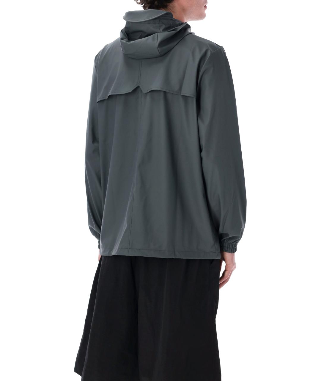 RAINS Серая полиэстеровая куртка, фото 2