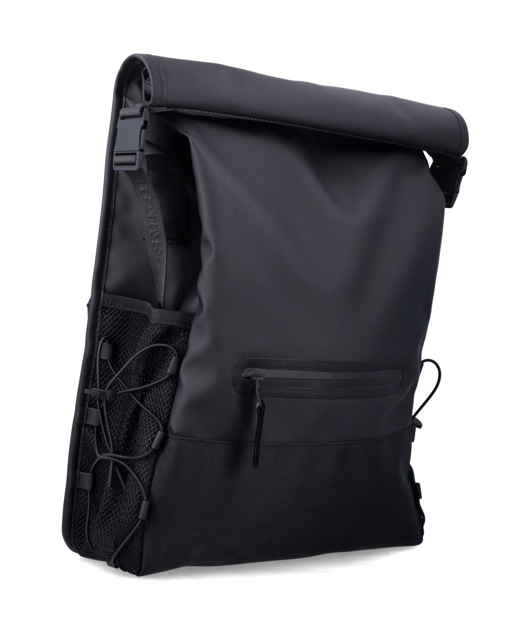 RAINS Черный рюкзак, фото 2