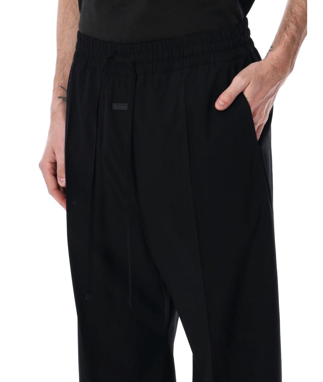 FEAR OF GOD Черные хлопковые повседневные брюки, фото 3