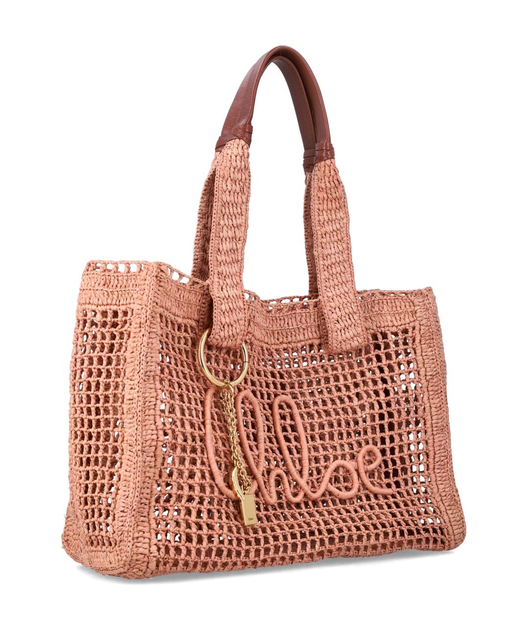 CHLOE Розовая сумка тоут, фото 2