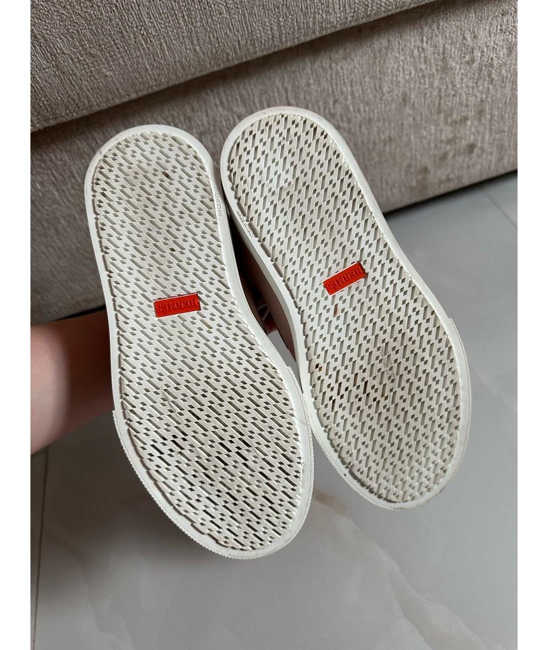 HERMES Розовые кеды, фото 5