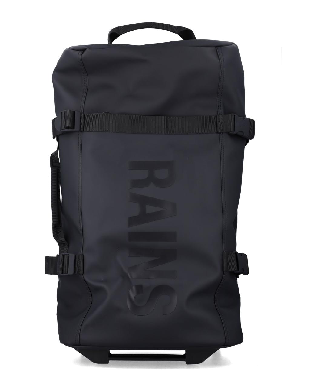 RAINS Черный синтетический рюкзак, фото 1