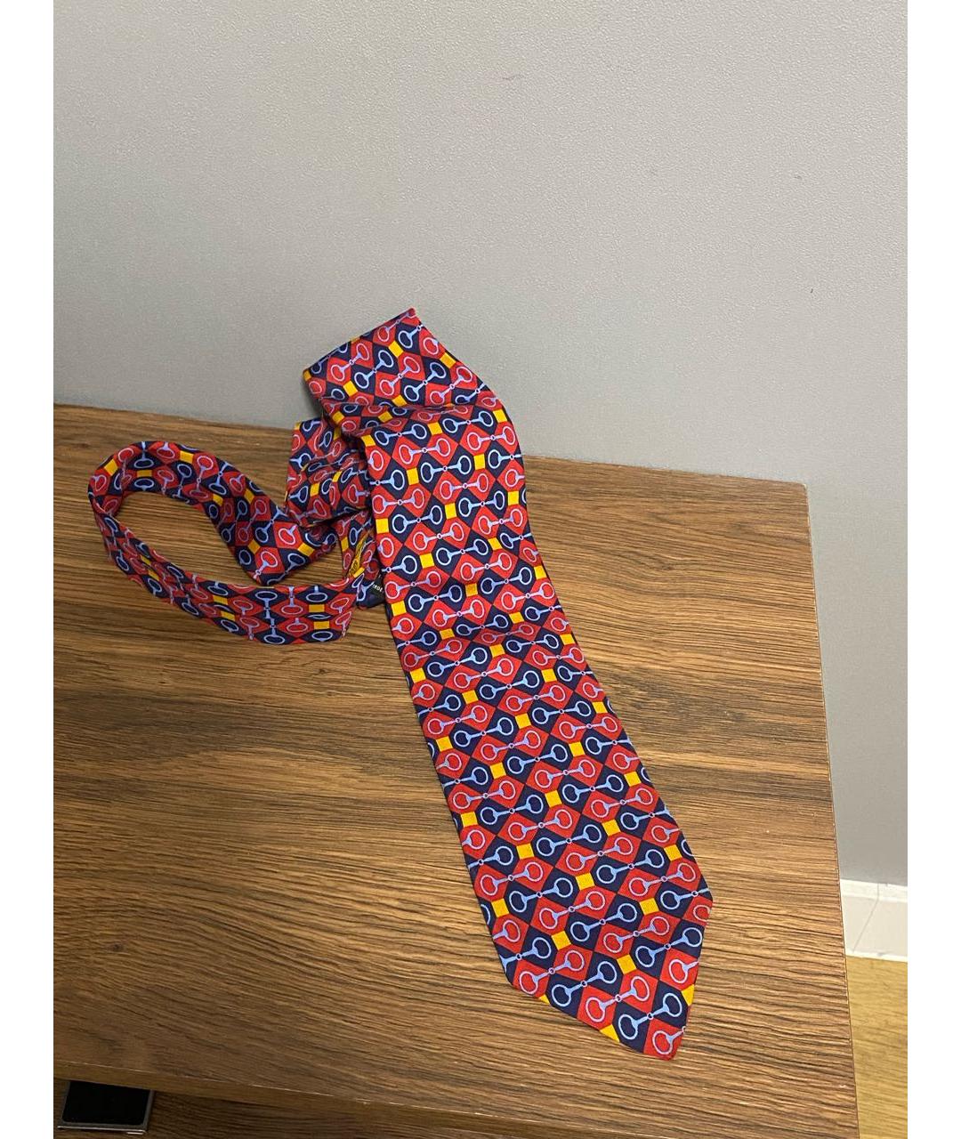 GUCCI Мульти шелковый галстук, фото 8