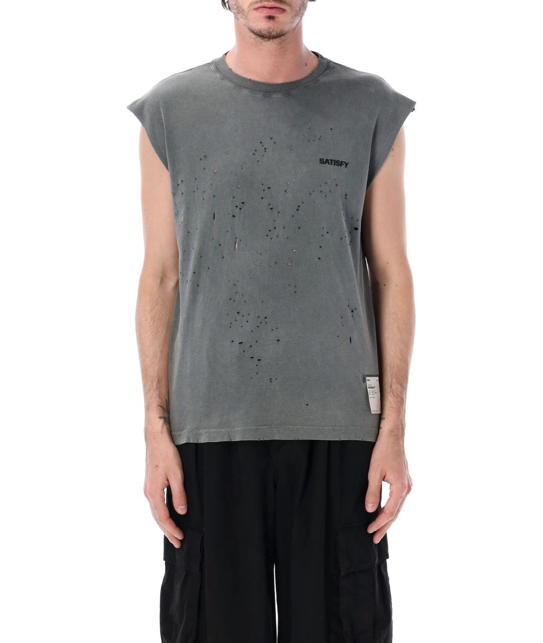 SATISFY Серая майка, фото 1