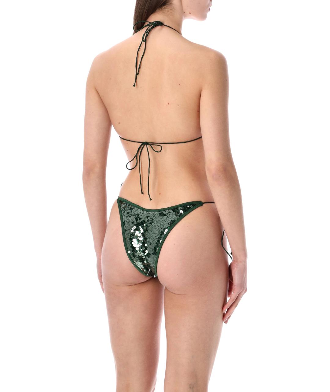 OSEREE Зеленый полиэстеровый купальник, фото 2