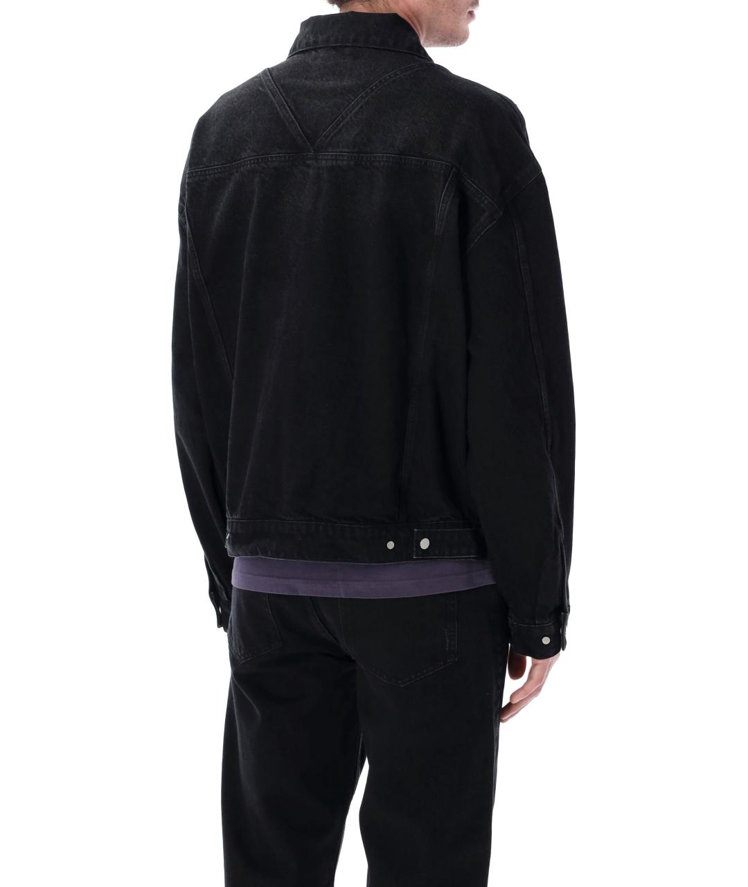 REPRESENT Черная хлопковая куртка, фото 2