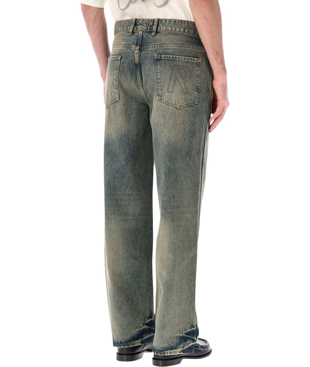 REPRESENT Мульти хлопковые прямые джинсы, фото 2