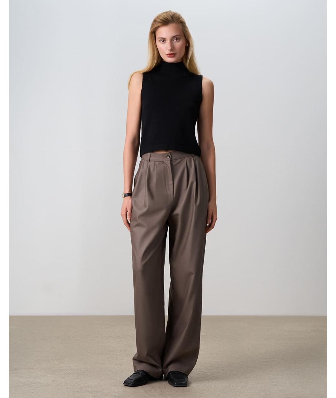 PERVERT Черная кашемировая майка, фото 7