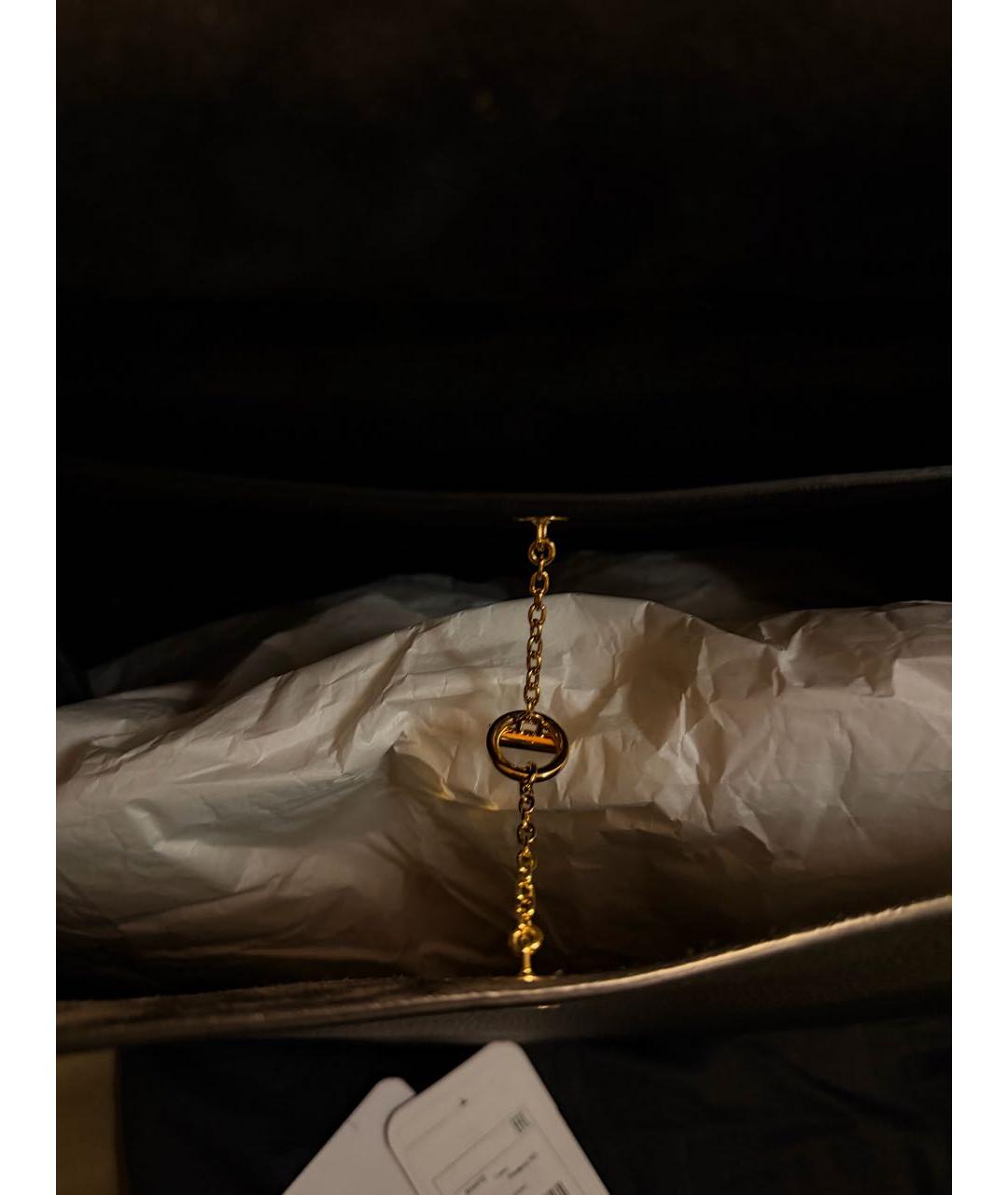 KHAITE Черная кожаная сумка тоут, фото 5