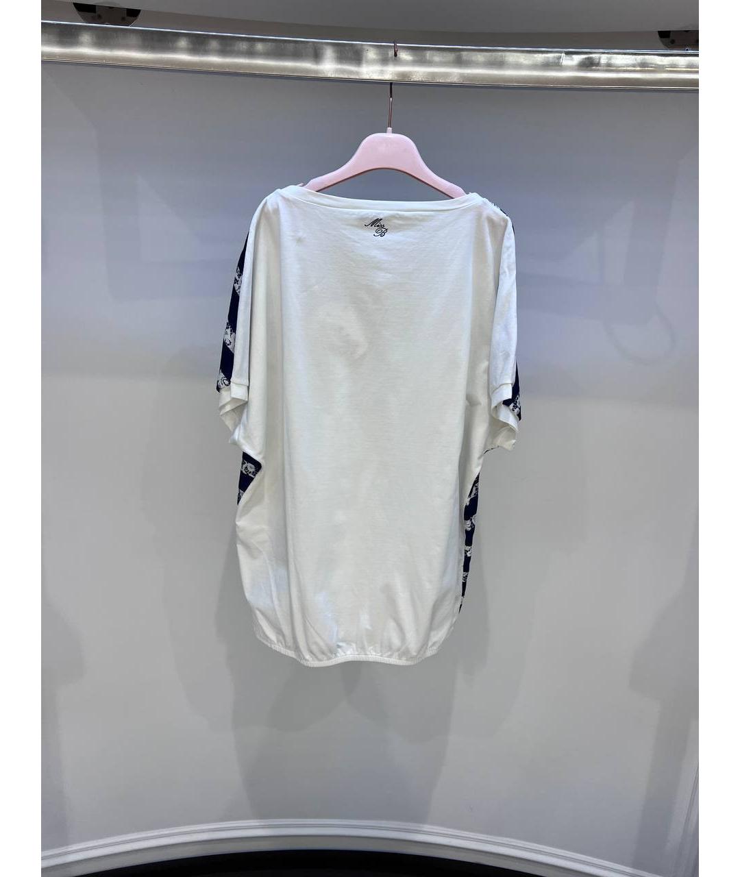 MISS BLUMARINE Мульти хлопковый детская футболка / топ, фото 3